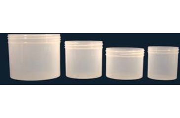 Image of Taral Plastic Jar 4OZ 70MM Wht Pp CS440 4-70-WPP