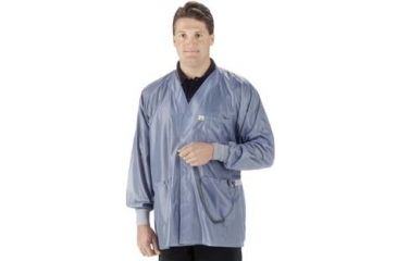 Image of Tech Wear Jacket Blu V-NCK Esd Knt Cuf L HOJ-23C-L