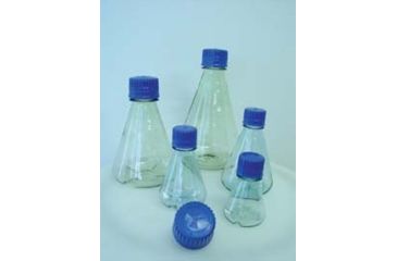 Image of Triforest Erlenmeyer Flasks, Polycarbonate, Sterile FPC2000S Flat Base