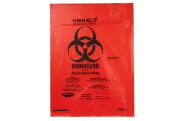 Image of Tufpak Autoclavable Biohazard Bags, Double Thick 14220-082