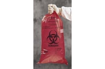Image of Tufpak Autoclavable Polypropylene Biohazard Bags, 2 mil 14230-910 Printed Bags