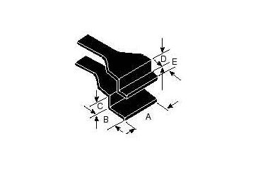 Image of Uni-Fit Wafer TWEEZERS4 4INWAFER51/8IN 91-5T-SA