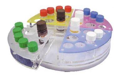 Image of UNICO Control Freek Vial Rack 28071 single-tier
