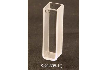 Image of UNICO Quartz, Square, 10mm pathlength, 3.5ml capacity, UV-Vis, each