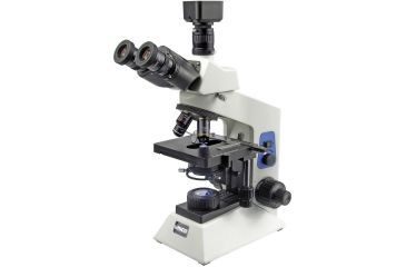 Image of UNICO G504T LED Illuminated Trinocular Microscope w/ Seidentopf Trinocular Head, Paired 10x Eyepiece, Plan Objectives 4x-10x-40x-100x, Mech. Stage 90V-240V G504T