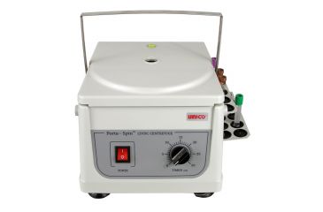 Image of Unico Porta Spin Mobile Centrifuge 6 Place W 18 Place Tube Holdster Rack C826h Closed
