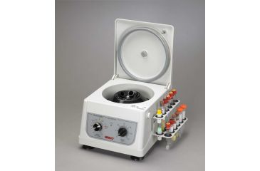 Image of Unico Powerspin Lx Centrifuge 8 Place W 18 Place Tube Holdster Rack C858h