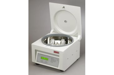 Image of UNICO PowerSpin MX C8604 Centrifuge, 4 Pl 50 ml w/ 60min Timer,  4x50 ml Tubes w/ 4 pc 5-10ml Adapters, 4 pc Microtube Adapters &amp; 2 Pc Microhematocrit Tube Adapters, C8604P