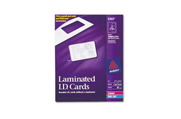 Image of United Stationers Badge Name Self Laminate Bx30 AVE5361, Unit BX