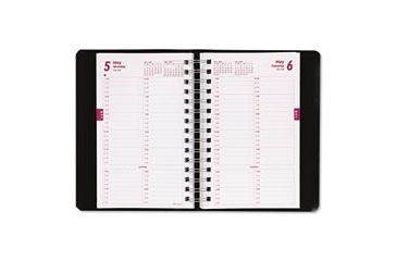 Image of United Stationers Book Appt Daily 8x5 Bk REDCB800BLK, Unit EA
