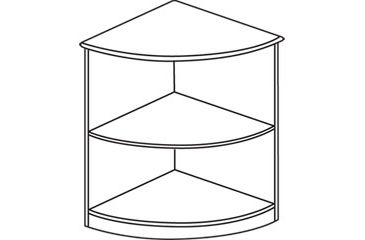 Image of United Stationers Bookcase Quartr Round Scy MLNVBQ2CRY, Unit EA