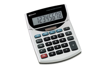 Image of United Stationers Calculator 8dig Lrg Nmbr IVR15925, Unit EA