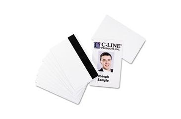 Image of United Stationers Card Pvc Vdo Grd 100 Wht Pk100 CLI89007, Unit PK