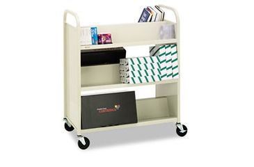Image of United Stationers Cart Book Slant Shelf Bk BREBOOV5RN, Unit EA