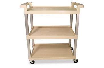 Image of United Stationers Cart Utility 3 In Dia Bge RCP9T6571BG, Unit EA