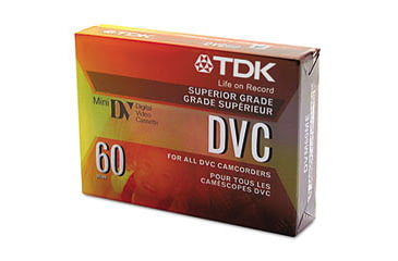 Image of United Stationers Cassette Dvm Dvc 60 Min TDK37140, Unit EA