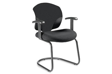 Image of United Stationers Chair Armchair Bk GLB1953, Unit EA