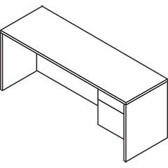 Image of United Stationers Credenza 72x24 Rt My HON10545RNN, Unit EA