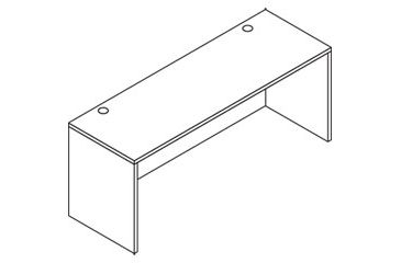Image of United Stationers Credenza Shell Bbc BSXBW2123HH, Unit EA