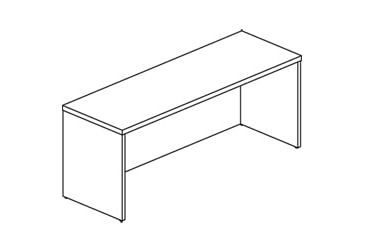 Image of United Stationers Credenza72 Mch MLNMCR2472MC, Unit EA