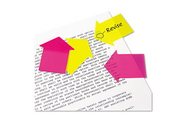 Image of United Stationers Flag Page Arrow Ast Pk120 RTG21095, Unit PK