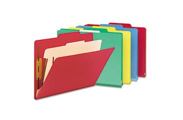 Image of United Stationers Folder Cls 6sec Tp-tb Rd Bx10 SMD14003, Unit BX