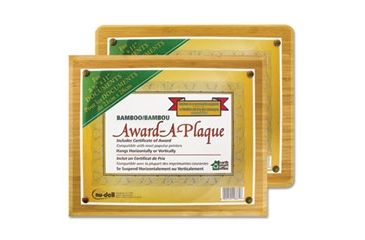 Image of United Stationers Frame Bamboo Plaque Oak NUD18862M, Unit EA