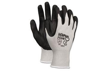 Image of United Stationers Gloves Seamlss Dip Sml Bk CRW9673S, Unit DZN