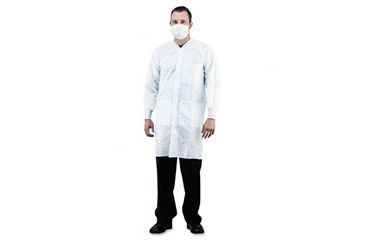 Image of United Stationers Gown Disposable Lab Wht Ct30 IMP7385XL, Unit CT