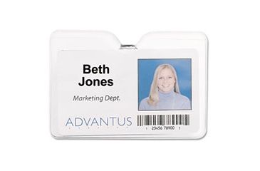 Image of United Stationers Holder W/clp Hrz Clr Pk50 AVT75456, Unit PK