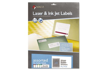 Image of United Stationers Label File Fldr Laser We MACMLFF31, Unit BX