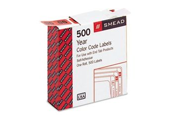 Image of United Stationers Label Color Cde Yr 09 Gy SMD68309, Unit RO