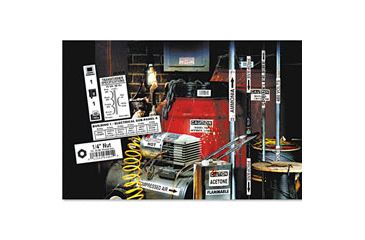 Image of United Stationers Label3/8 Bk/whtext BRTTZES221, Unit EA