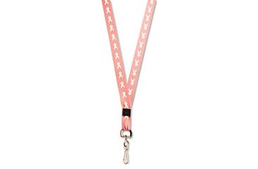 Image of United Stationers Lanyards Breastcancer Pnk Bx10 AVT75568, Unit BX