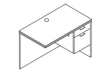 Image of United Stationers Return Left Bbc HON11516LABHH, Unit EA