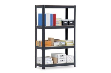 Image of United Stationers Shelving Hd 4shelf 60 Bk METVR400BLK, Unit EA