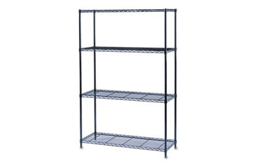 Image of United Stationers Shelving Wire Comrcl Bk SAF5276BL, Unit EA
