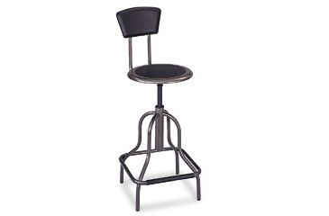 Image of United Stationers Stool Hi Base W/back Pwt SAF6664, Unit EA
