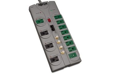 Image of United Stationers Surge Green 8 Outlet Gy TRPTLP808NETG, Unit EA