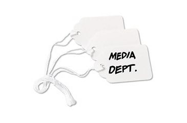 Image of United Stationers Tag Price 1-3/32x3/4 Wht AVE12207, Unit BX