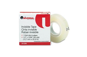 Image of United Stationers Tape Write-on 1/2x36yd UNV81236, Unit RO