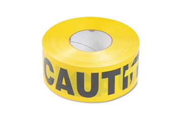 Image of United Stationers Tape Caution Barricade Yw TCO10700, Unit EA