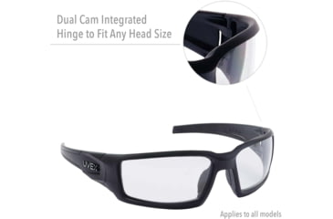 Image of UVEX Uvex Hypershock Glasses Smoke Brown Frame/Gold Mirror HC Lens, S2964