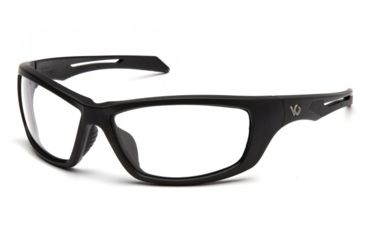 Image of Venture Gear Tactical Howitzer Safety Glasses w/Clear Anti-Fog Lens, Black, Universal VGSB1310T