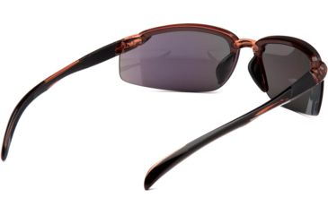Image of Venture Gear Waverton Safety Glasses w/Multi Mirror Lens, Brown, VGSBR1156DB
