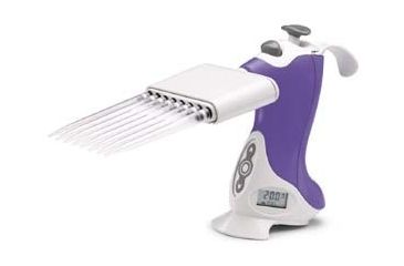 Image of Vistalab Ovation BioNatural Multichannel Electronic Pipettors, Variable Volume, VistaLab 1060-0250