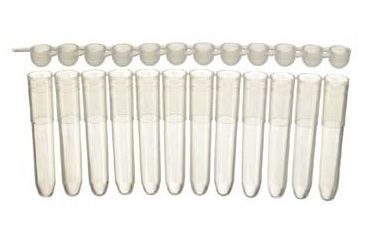 Image of VWR 1.2mL Sample Library Tubes and Closures 3912-540-000 Tubes In 8 x 12 Racks 12-Well Tube Strips