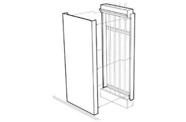 Image of Vwr Acc Ver Pipe Encl 90X22X5 CFL-0193-66