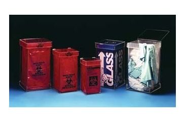 Image of VWR Acrylic Waste Containers Table Top Models Large Waste Container, Each, WC-300