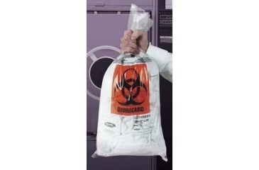 Image of VWR Autoclavable Biohazard Bags, 1.5 mil 14220-000 Red Bags, Printed